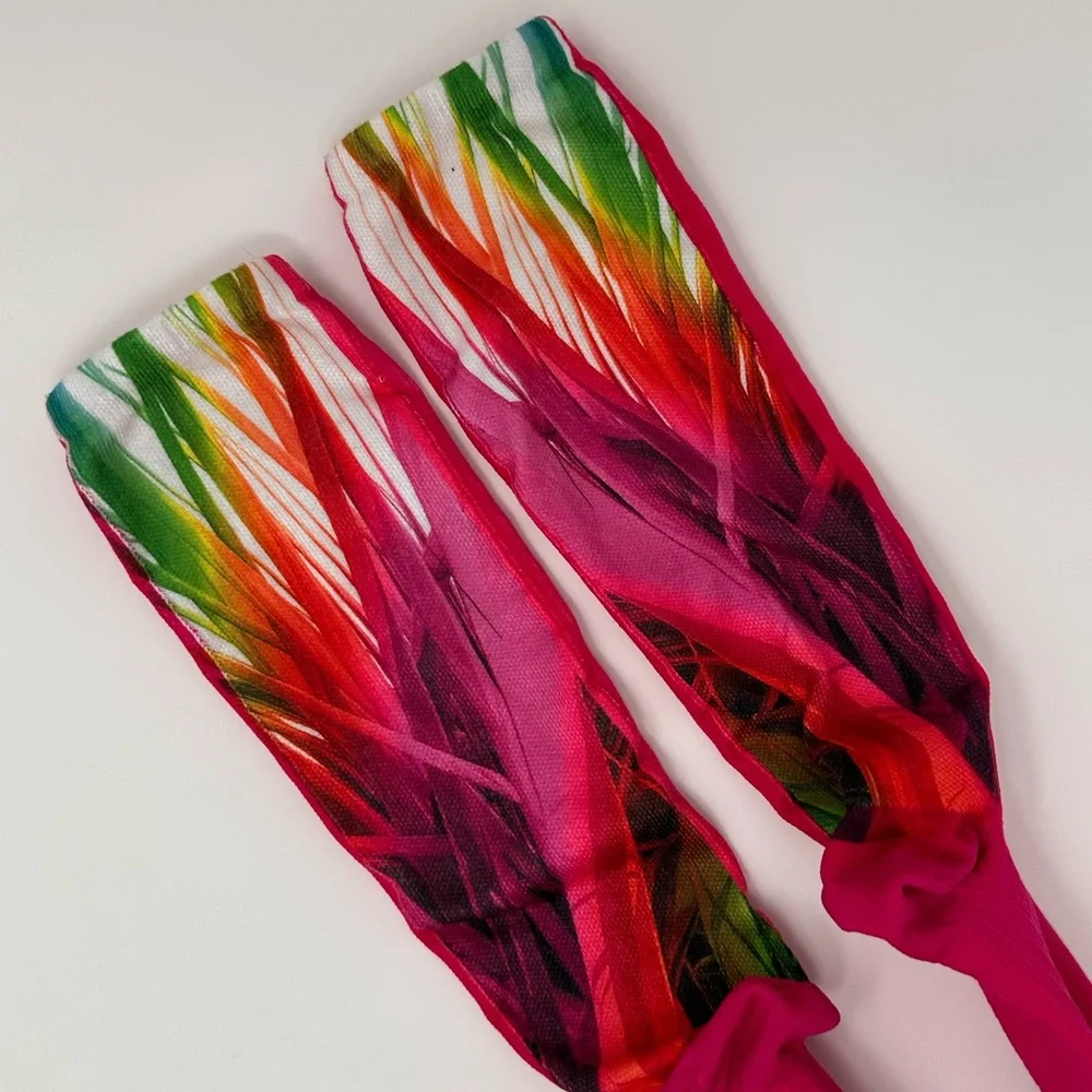 Crazy Compression Hot Pink Compression Socks Y2K Athleisure Statement | Sm/Md